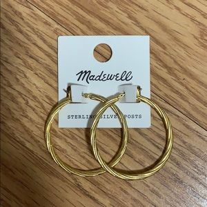 NWT madewell gold hoops